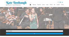 Desktop Screenshot of katetombaugh.com